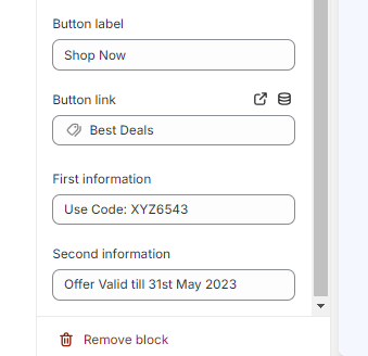 First Column Settings II