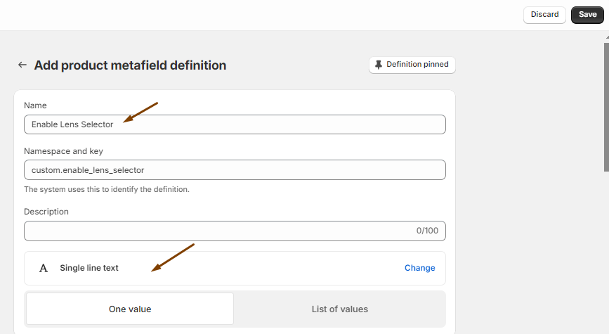 Metalens Definition Fields