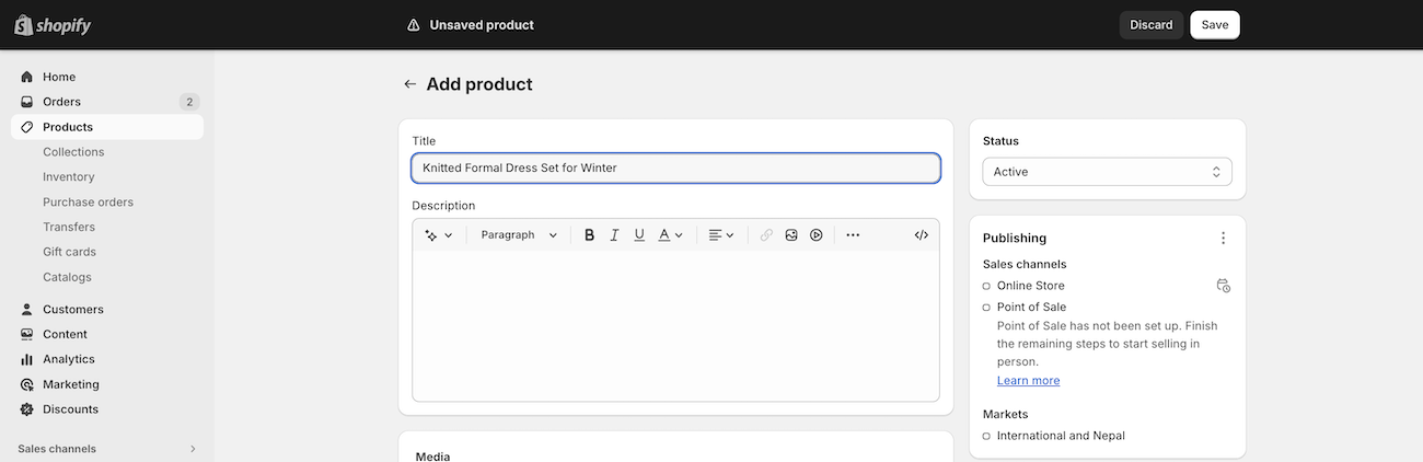 Add Product