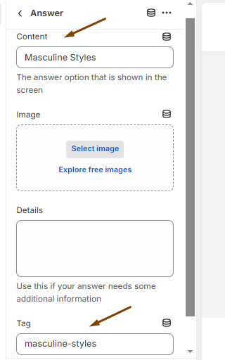 Quiz Primary Block Settings