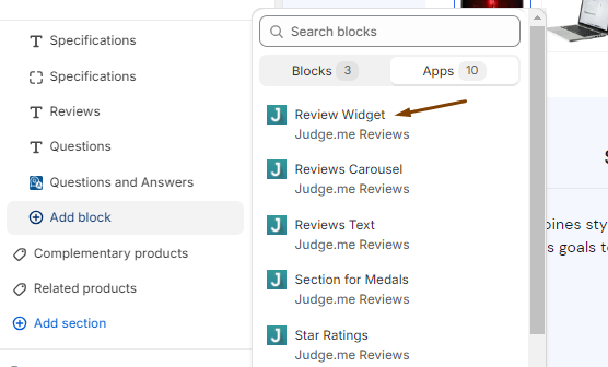 Review App Block